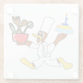 Cute Glazen Onderzetter (Achterkant)