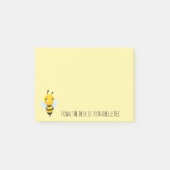 Cute glimlach Bee Post-it Notes (Voorkant)