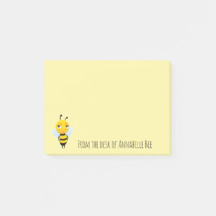 Cute glimlach Bee Post-it Notes