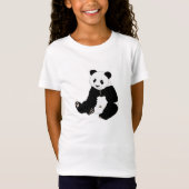 Cute glimlach panda t-shirt (Voorkant)