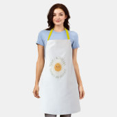 Cute glimlachende zon All-Over Print Schort (Gedragen)