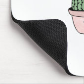 Cute glimlende cactus muismat (Hoek)