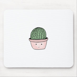 Cute glimlende cactus muismat