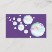 Cute Glitter Cleaning Service Maid Housecleaning Visitekaartje (Achterkant)