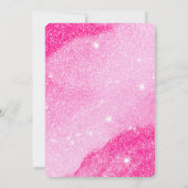 Cute Glitter Doll Nutcracker Kerstparty Uitnodigen Kaart (Achterkant)