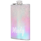 Cute Glitter en Sparkles Nep Hologram   Heupfles (Links)