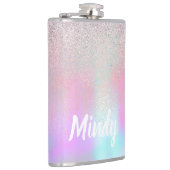 Cute Glitter en Sparkles Nep Hologram   Heupfles (Rechts)