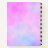 Cute glitter floral blooming garden notitieboek (Achterkant)