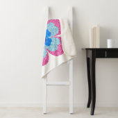 Cute glitter floral blooming garden  sherpa deken (In situ)