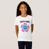 Cute glitter floral blooming garden  t-shirt (Voorkant volledig)