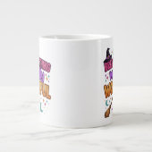 Cute Glitter Halloween-ontwerp Grote Koffiekop (Voorkant)