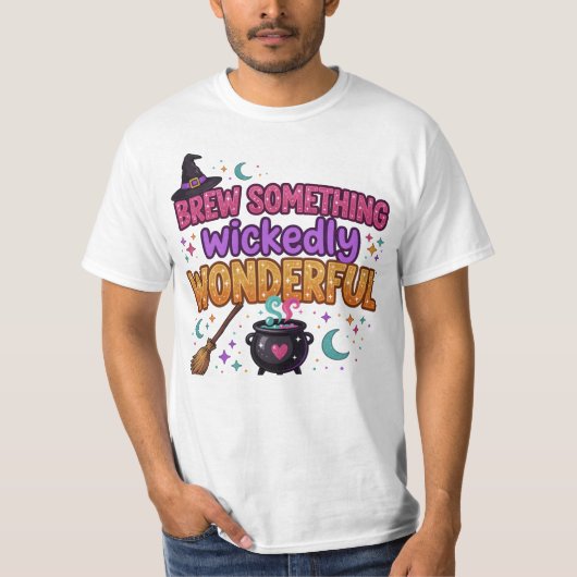 Cute Glitter Halloween-ontwerp T-shirt (Voorkant)