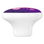 Cute Glitter Unicorn Keramische Knop (Zijkant)