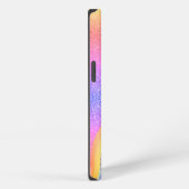 Cute Glitter Unicorn Rainbow Kinder Personalized iPhone Hoesje (Rechterkant)