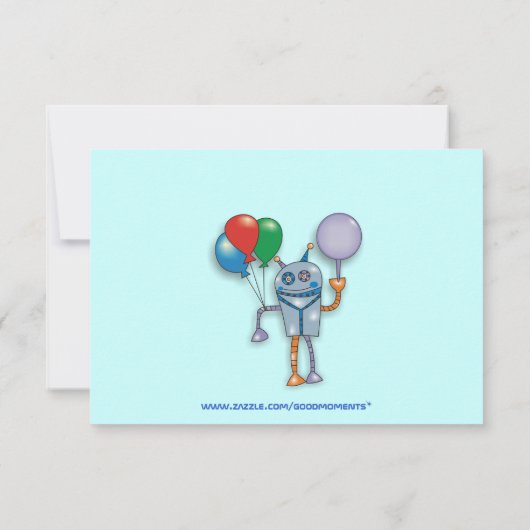 Cute Glossy Robot - Speciaal bedankt (Achterkant)