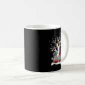 Cute Gnome Buffalo Plaid Christmas Tree Light Ugly Koffiemok (Voorkant rechts)