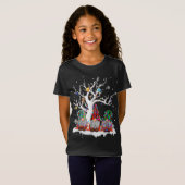 Cute Gnome Buffalo Pset Kerstmis Light T-shirt (Voorkant volledig)