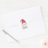 Cute Gnome Cat Sticker (Envelop)