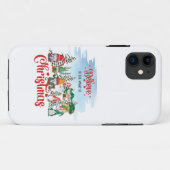 Cute Gnome Celebrance Kerstfeestdag Case-Mate iPhone Case (Achterkant (horizontaal))