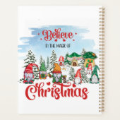 Cute Gnome Celebrance Kerstfeestdag Planner (Achterkant)
