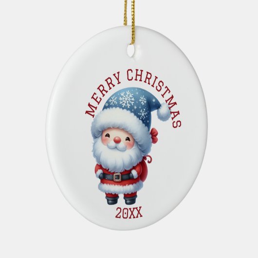 Cute Gnome Christmas Keramisch Ornament (Rechts)