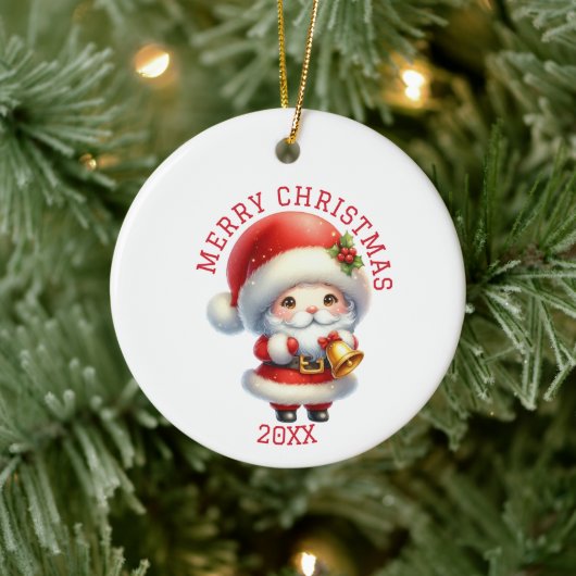 Cute Gnome Christmas Keramisch Ornament (Boom)