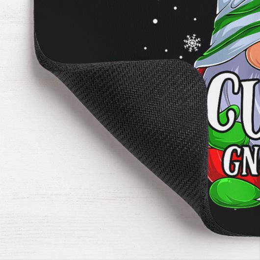 Cute Gnome Christmas Pajamas Matching Family Group Muismat (Hoek)