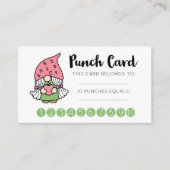 Cute Gnome Classroom Incentive Reward Kaart Visitekaartje (Voorkant)