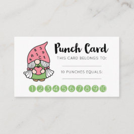 Cute Gnome Classroom Incentive Reward Kaart Visitekaartje