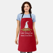 Cute Gnome Cookie Baking Crew Kerstgeschort Schort (Gedragen)