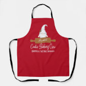 Cute Gnome Cookie Baking Crew Kerstgeschort Schort (Voorkant)