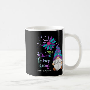 Cute Gnome Flower Suicide Prevention Awareness Mon Koffiemok
