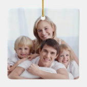 Cute GNOME for the FEESTDAGEN Family Photo Keramisch Ornament (Achterkant)