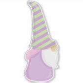 Cute Gnome, Garden Gnome, Little Gnome, Beard, Pet Sticker (Voorkant)