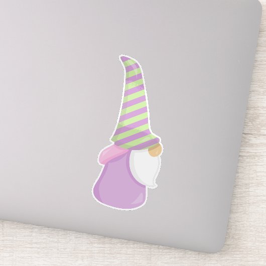 Cute Gnome, Garden Gnome, Little Gnome, Beard, Pet Sticker (Detail)