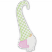 Cute Gnome, Garden Gnome, Little Gnome, Pet, Beard Sticker (Voorkant)