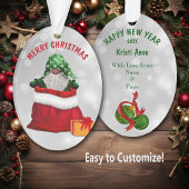 Cute Gnome Gift Surprise Ornament