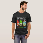 Cute Gnome Happy Valentines St Patricks Easter Hol T-shirt (Voorkant volledig)