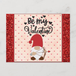 Cute Gnome is mijn Valentijn Valentijnsdag Briefkaart