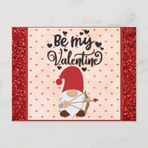 Cute Gnome is mijn Valentijn Valentijnsdag Briefkaart