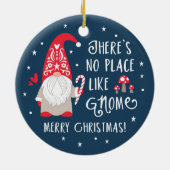 Cute Gnome keramisch Ornament (Achterkant)