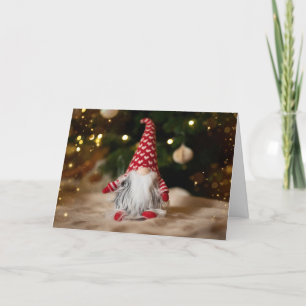 Cute Gnome kerst Feestdagen Kaart