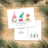 Cute Gnome kerst Feestdagenkaart
