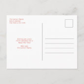 Cute Gnome kerst Feestdagenkaart (Achterkant)