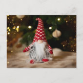 Cute Gnome kerst Feestdagenkaart (Voorkant)