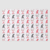 Cute Gnome kerst Tissuepapier (Voorkant)