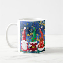 Cute Gnome kerstkoffie-Mok