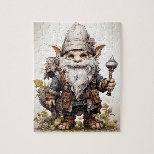 Cute Gnome Legpuzzel (Verticaal)
