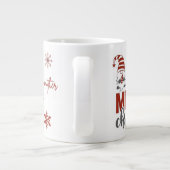 Cute Gnome Merry Christmas Coffee Mug Grote Koffiekop (Achterkant)
