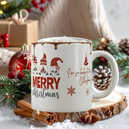 Cute Gnome Merry Christmas Coffee Mug Grote Koffiekop